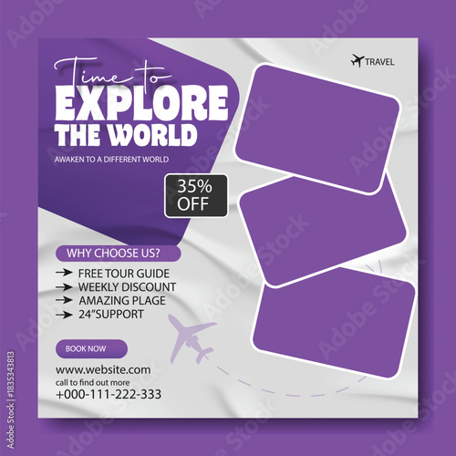 Explore the world with us plan your next adventure and discover amazing destinations with special offers.
Time to explore the world with an exciting travel offer featuring waterfalls beaches and peopl