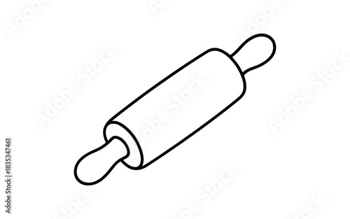 Minimalist rolling pin for baking and cooking enthusiasts