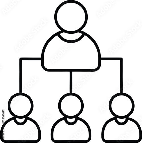 Group Discussing SWOT Chart Flat Filled Icon