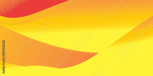 Vector abstract background with dynamic orange waves, lines and particles. Eps10
