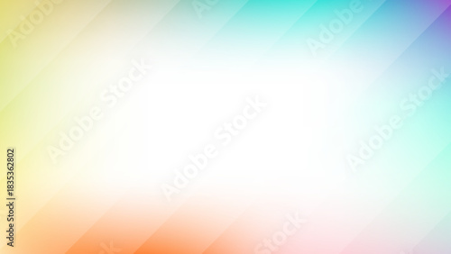 Abstract Colorful Background with Diagonal Stripes and White Copy Space