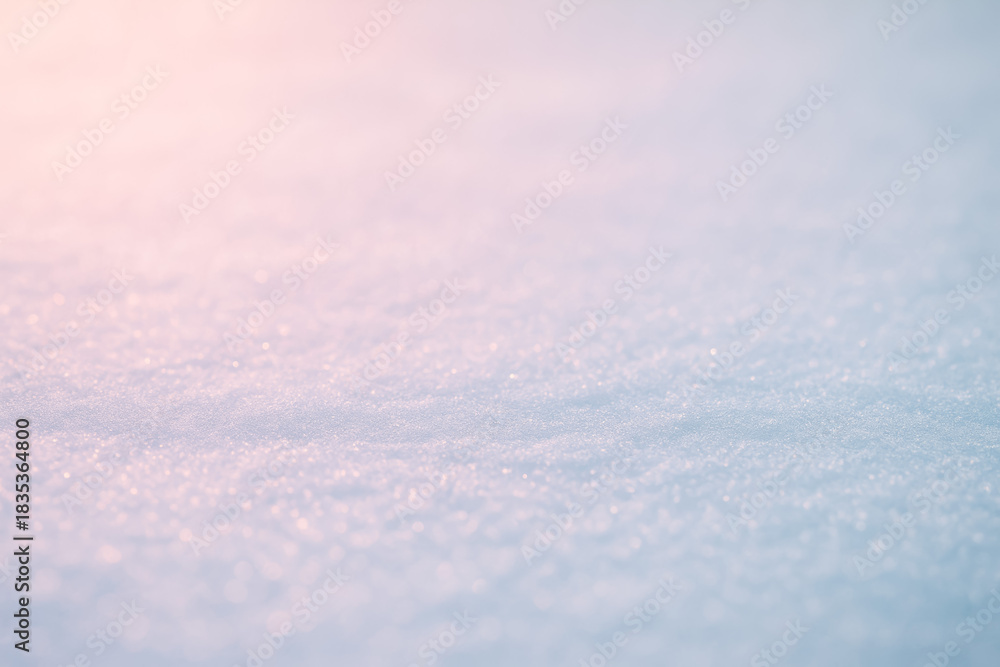 Obraz premium Soft snow texture with pastel colors and gentle light reflections