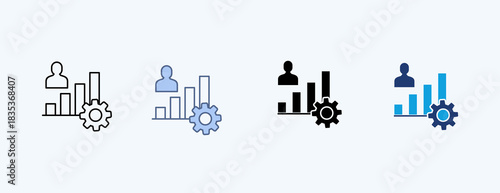 Personal Development Multiple Icon Illustration Vector
