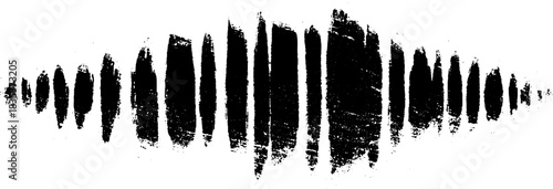 Grunge black and white alternating line stencil illustration for urban design