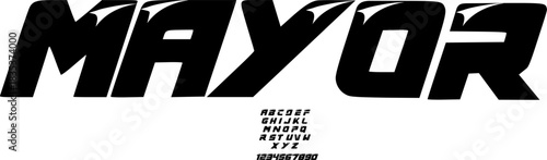 This font can be used for modern graphic design