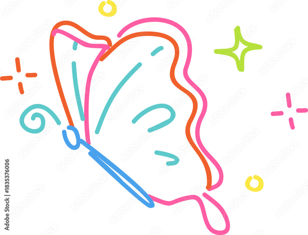 Obraz premium Cute Doodle Decoration