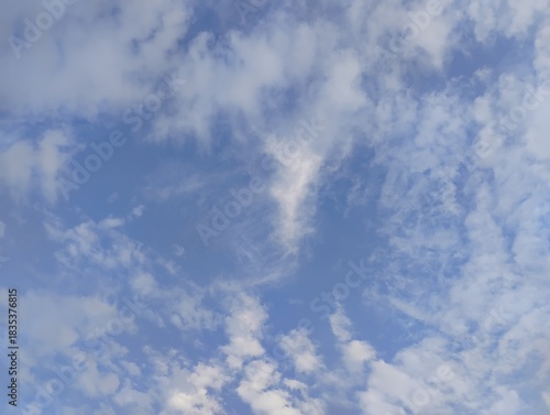 blue sky with clouds