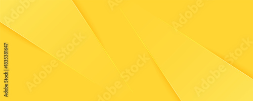 Abstract yellow low polygon background and texture.