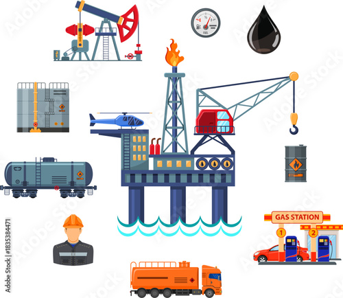 Oil Industry Infographics