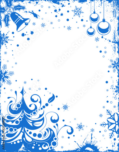 Christmas and New Year Frame