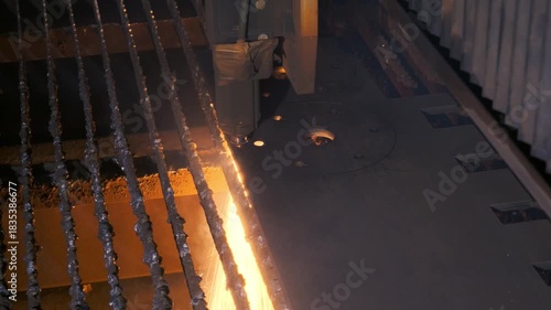 Laser cutting steel