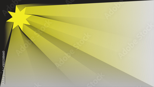 Radiant Starburst Dynamic Light Rays Design