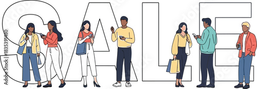 Sale shopping promotion discount retail consumerism marketing advertising offers deals