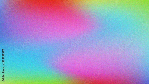 Foto Abstract textured background with a vibrant gradient of pink blue green and red