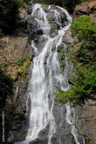 Sarika Waterfall is beutiful landmark in thailand