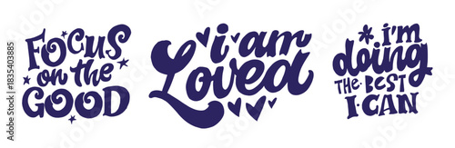 Funny hand drawn motivation lettering quote. Lettering for t-shirt design, mug print, bag print, clothes fashion. 100% hand drawn vector image.