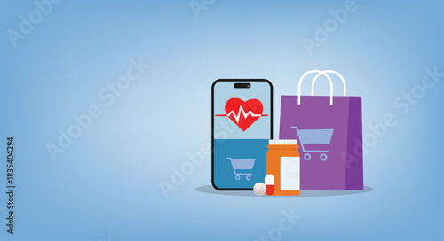 Online Pharmacy.Medicine Delivery and E-Commerce

