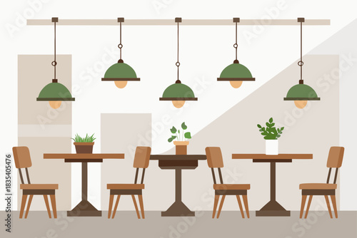 Restaurant interior view