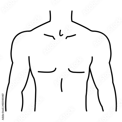 Men's chest stroke