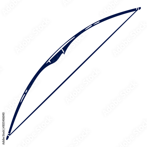 Archery Drawn Long Bow