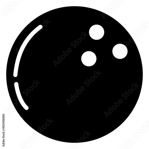 Bowling ball filled stroke