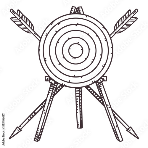 Archery arrow target sport