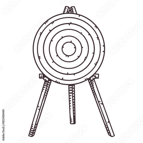 Arrow archery target