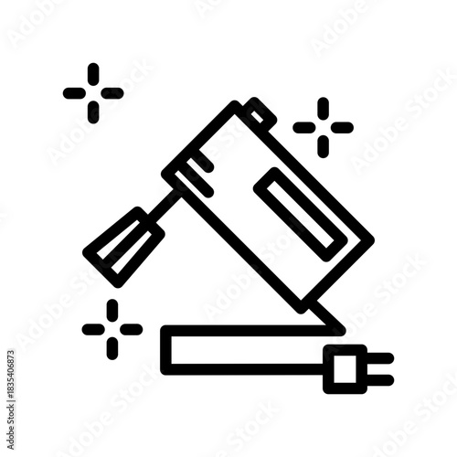 Mixer icon design template SVG