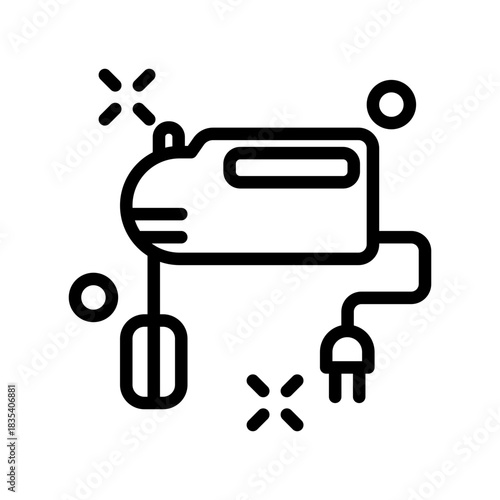 Mixer icon design template SVG