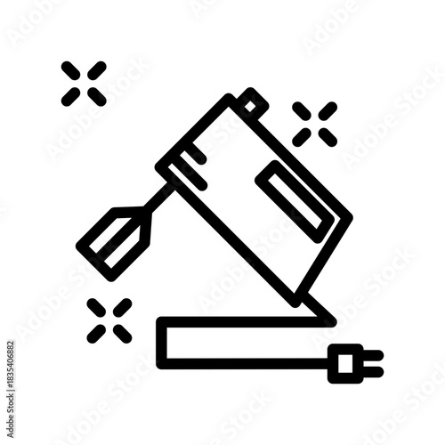 Mixer icon design template SVG