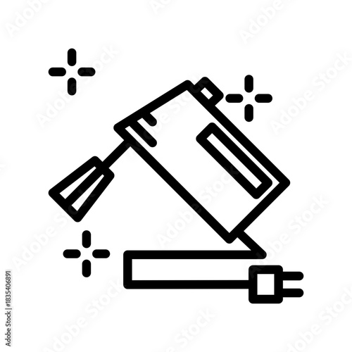 Mixer icon design template SVG