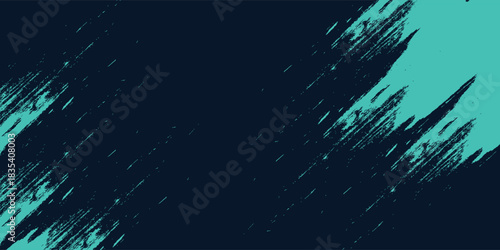 Minimal Abstract turquoise Grunge Scratch Background Template.