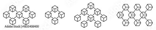Blockchain collection icons
