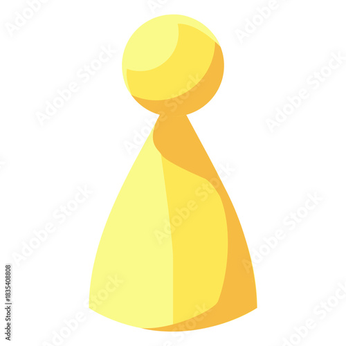 Boardgame pawn game icon
