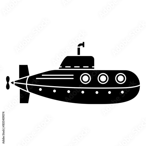 Simple marine sea submarine transport