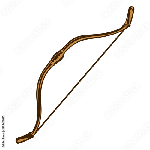Rustic archery bow