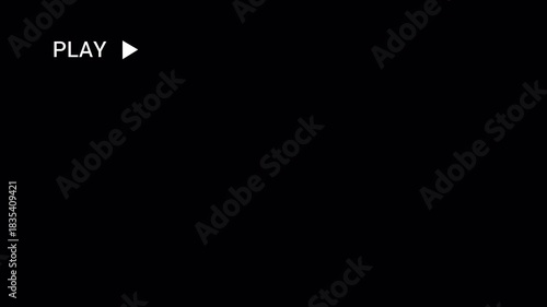 vhs tape playing vintage animation motion. VHS tape 