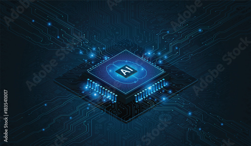 AI Processor: Digital Brain Core and High-Speed Data Network