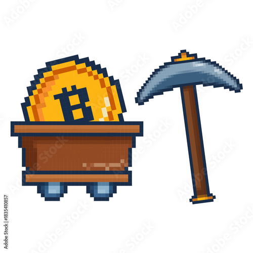 Bitcoin pixel mining cryptocurrency