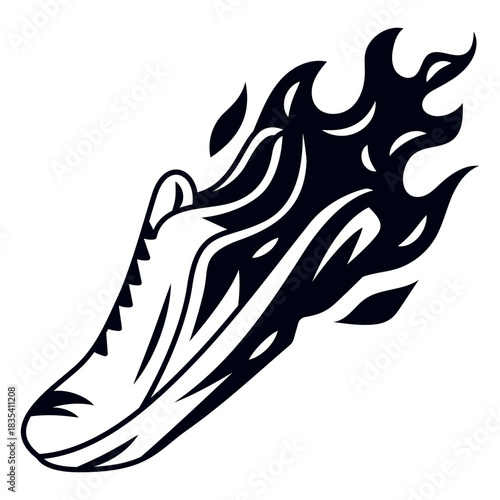 Running marathon fire shoe