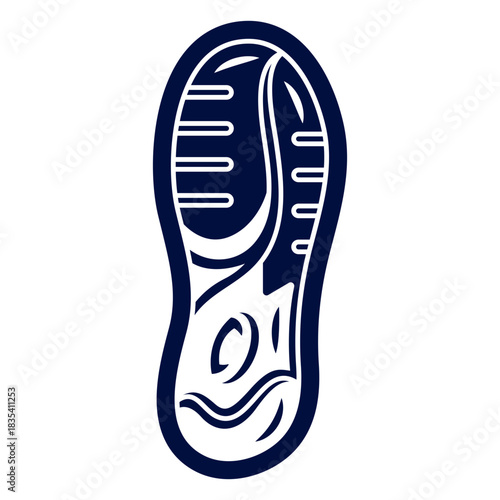 Marathon foot sole sport shoe