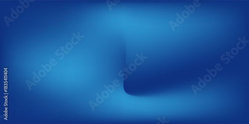 Gradient dark blue grain background, abstract noise texture banner