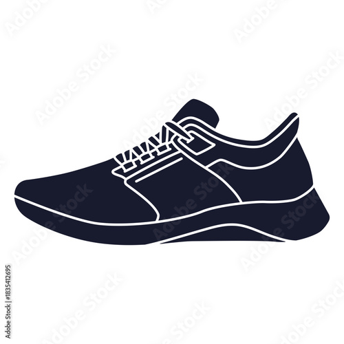 Simple marathon running shoe