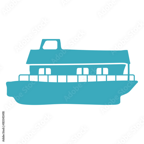 Catamaran cut out boat