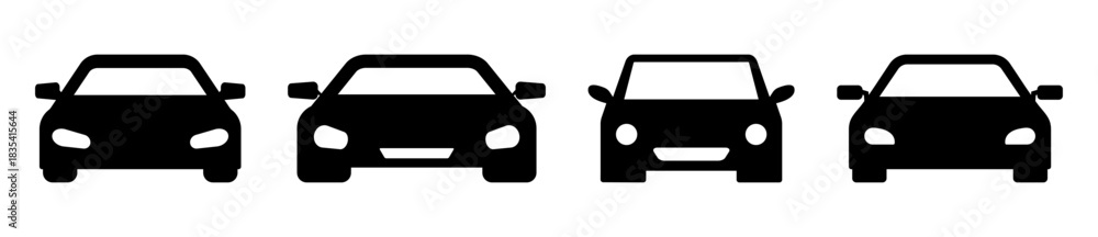 Obraz premium Car icon set