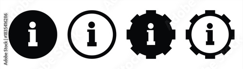 info sign, information icon vector