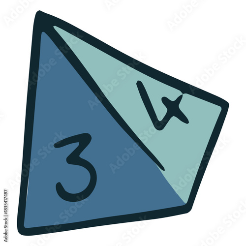 Role playing dice icon