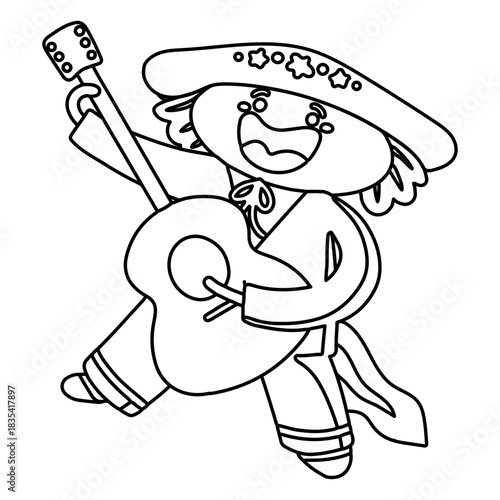 Mariachi axolotl stroke