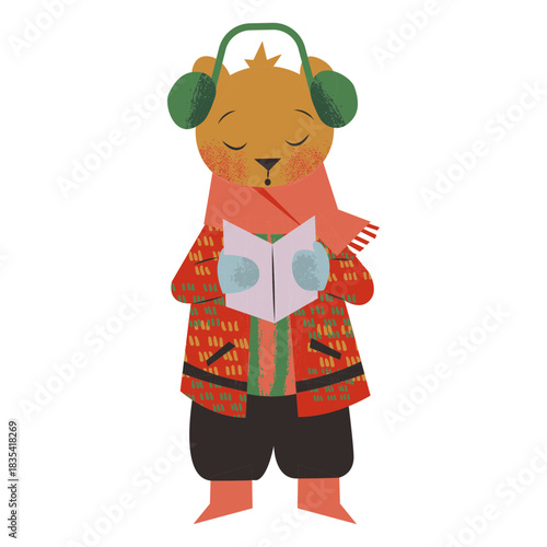 Christmas Weasel Caroling