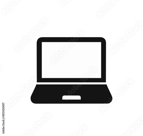 ノートPCのアイコン　イラスト　ピクト